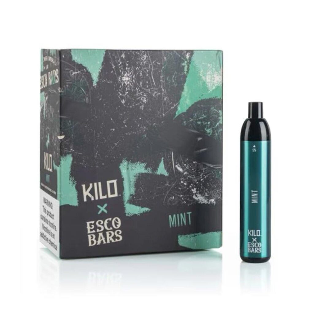 Esco Bars Kilo Introduces 4000 Puffs Menthol Flavored Disposable