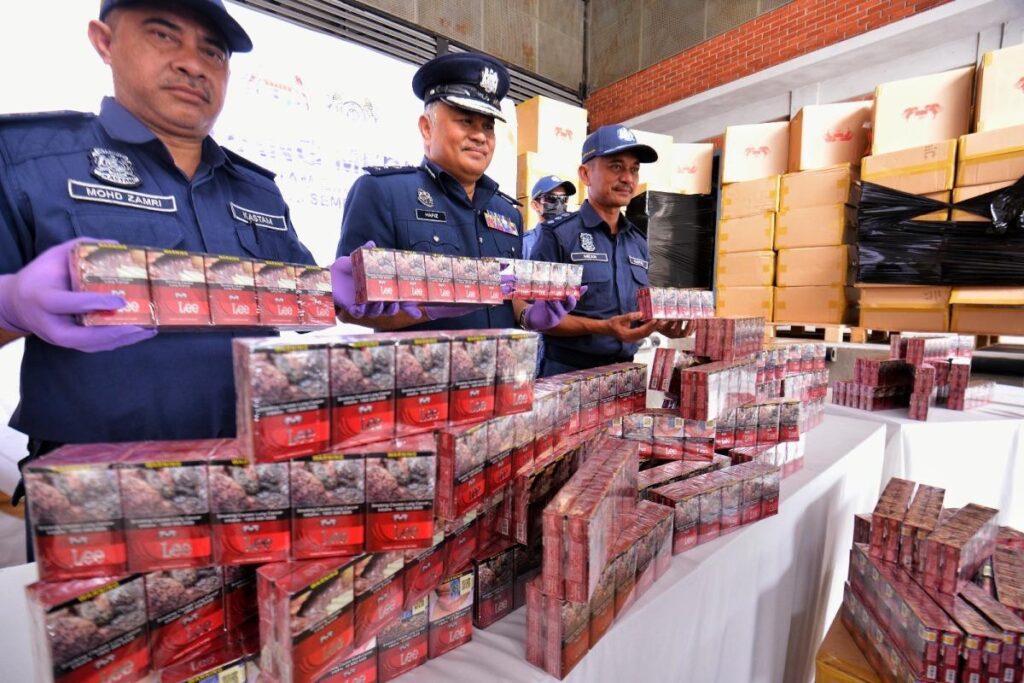 Malaysian Customs Seize 6.51 Million Smuggled Cigarettes