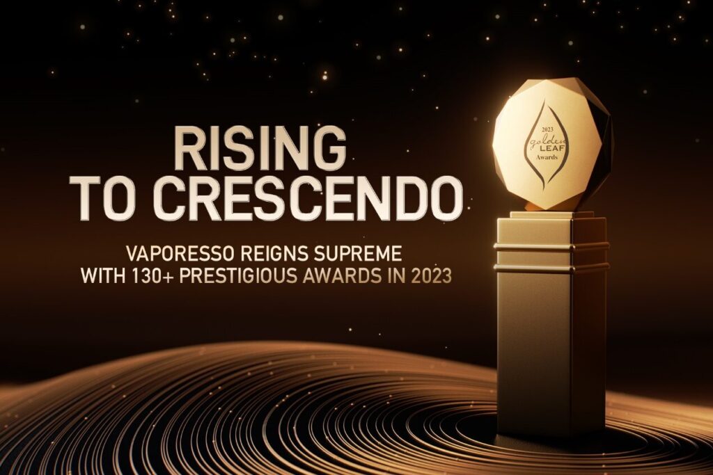 VAPORESSO Sets New Record with Over 130 Awards in 2023